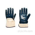 Seria nitrylowe gładkie rękawiczki do mankietów bezpieczeństwa nitrylowego